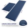WISELIFE Kitchen Mat Cushioned Anti Fatigue Floor Mat,Thick Non Slip Water Resistant Kitchen Rugs and Mats,Heavy Duty Foam Standing Mat for Kitchen,Floor,Office,Desk,Sink(Blue) view 2