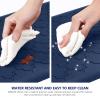 WISELIFE Kitchen Mat Cushioned Anti Fatigue Floor Mat,Thick Non Slip Water Resistant Kitchen Rugs and Mats,Heavy Duty Foam Standing Mat for Kitchen,Floor,Office,Desk,Sink(Blue) view 4