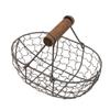 UPKOCH Large Retro Storage Basket Creative Wire Holder for Fresh Eggs Vintage Style Container with Handle Farmhouse Decorative Storage Solution for Kitchen and Countertop view 1
