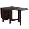 Nimaolt Retro Drop-Leaf Dining Tablefor 4-8, 84.6in Extendable Dining Room Table, Rustic Rubberwood Kitchen Table with Spacious Tabletop Small Drawer for Small Space Kitchen Dining Room Apartment view 1