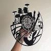 Music Vinyl Record Wall Clock Decorate Your Home with Modern Art Gift for Kids Girls Boys.Win A Prize for Feedback view 3