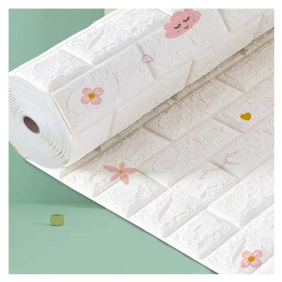 Wall Stickers Cartoon Thickened Wall Sticker Anti-Collision Self-Adhesive Wallpaper, Decorative Wallpaper for Children's Bedroom, Waterproof and Durable (Size : 0.7x10m)