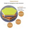 Felt Board Tiles Hexagonal Felt Board with 35 Pins, Household Photo Wall/memo Board/Artwork Display Board/soundproofing Board view 2