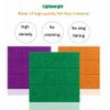 Felt Board Tiles 30 * 30 * 0.9cm Felt Wall Sticker, Photo Wall/Background Wall Sticker/Kindergarten Artwork Display Board/Message Board (Color : A17, Size : 6pcs) view 3