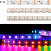 TOPXCDZ APA102 SK9822 30/60/144Leds/Pixels/m Smart RGB Led Pixel Strip Data and Clock Seperately DC5V IP30/IP65/IP67 (5M 60LED/M, Black PCB Ip67) view 2