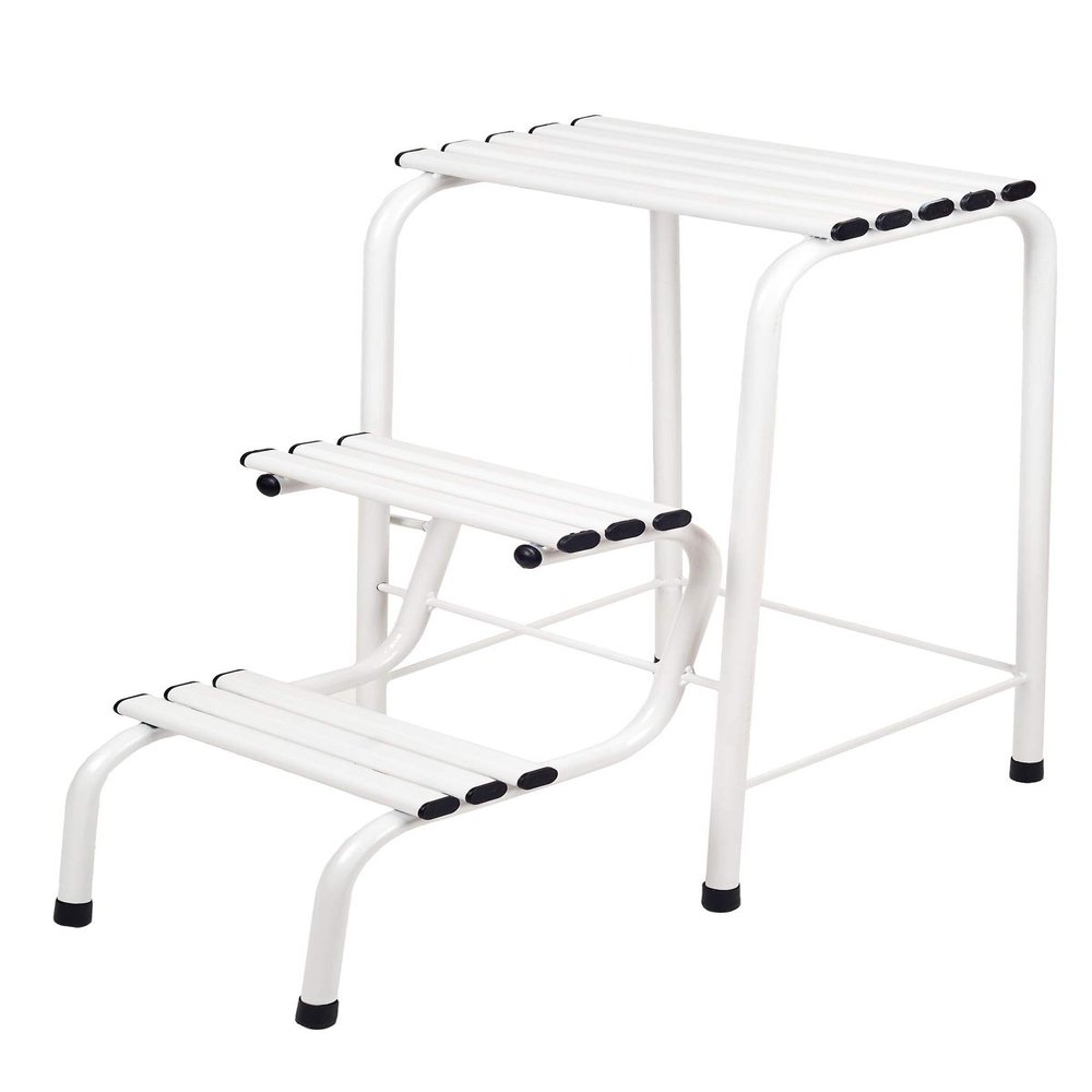 MIDUNU Telescopic Ladder Ladder Step Stool Chair, Decorative Ladder, Helper Tower, Bed Side Table, Step Ladder, Kitchen Island, Helper Stand, Farmhouse's Ladder for Cleaning Job Building