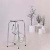 MIDUNU Telescopic Ladder Ladder Step Stool Chair, Decorative Ladder, Helper Tower, Bed Side Table, Step Ladder, Kitchen Island, Helper Stand, Farmhouse's Ladder for Cleaning Job Building view 2