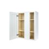 Hollywood Fabiani Design Shaker Blind Corner Wall Kitchen Cabinet Ready to Assemble, 27 in. W x 12 in. D x 36 in. H, White view 1