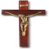 Hirten Large Catholic Dark Cherry Wood Wall Crucifix, 12", for Home, Office, Over Door view 1