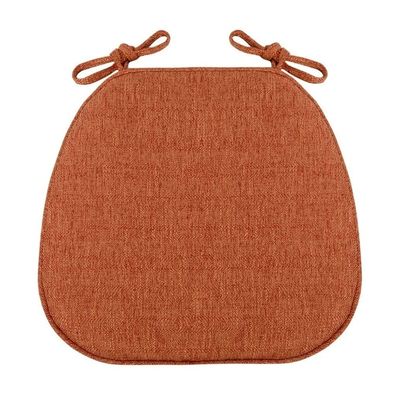2/4/6 Packs Non-slip Dining Chair Cushion Soft Comfortable Cotton And Linen Dining Table Chair Pads Seat Pad Furniture Decorative Durable Mat Pads Chair Seat Cushion ( Color : Orange , Size : Set of 4