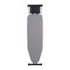 Jakeefud Deluxe Ironing Board with Heat Resistant Cover and Thicken Felt Pad, Heavy Sturdy Legs,Full Size Hanger Iron Board,Foldable (L-Grey) view 1