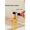 Matte Gold Plastic Refillable Soap Dispenser,Portable Minimalist Design Pump Head Double Insurance for Kitchen&Bathroom view 3