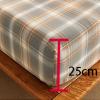 FCLDESHOP Mattress Cover Stretches,Soft Comfortable Cotton Washed Cotton Deep Pocket Fitted Sheet,Bedroom Homestay Solid Mattress Protector,Grey A,180 * 200cm+15cm view 3