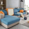 GORHLady Stretch Sofa Slipcover Sofa Seat Cover, Corner L Shape Couch Slipcover Replacement, Jacquard Protector for Separate Cushion Little Bear Pattern Backrestcover-S Lakeblue view 4