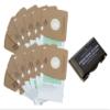12 MM Bags +1 HF-8 Filter Compatible with Eureka Mighty Mite 3670M 3670H & Sanitaire S3681D SL3681A Canister Vacuum Cleaner.12 Bags + 1 HF 8 Exhaust HEPA. Part 60296C 60295B 60295A 60295C 60666B 60666 view 1