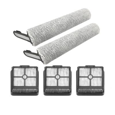 YAXRO Replacement Compatible with Xiaomi Dreame H12 Wet Dry Cordless Vacuum Cleaner Spare Parts Accessories Washable Roller Brush Hepa Filter (Color : Set A)