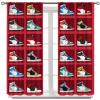 Boys Sports Theme Basketball Shoes Curtains,Cool Colorful Sneakers for Teenage Boys Bedroom Living Room 63x72in view 3