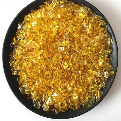 AtkitS Citrine Chip Stone Yellow Crystals Quartz Stones Healing Home Decor (Size : 100g)