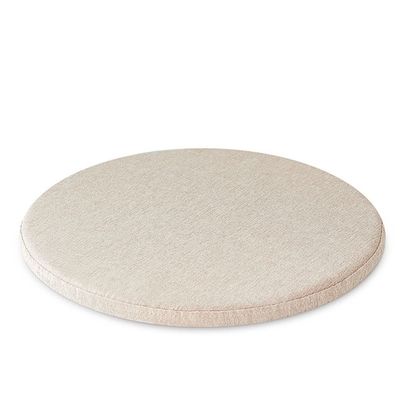 MOODMUSE Chair Pad Round Memory Foam Cushion, Round Indoor Chair Cushions Soft Breathable Anti-Slip Chair Pads Solid Seat Cushion (Color : Beige, Size : 35 * 2cm)