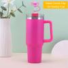 6Pcs Straw Covers, Silicone Straw Tip Covers, Silicone Straw Lid, Splash Proof Straw Toppers, Reusable Drinking Dust Proof Straw Tip Covers for 7-8 mm Straws view 4