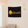 Rqwaaed Bitcoin Logo Bitcoin Sign Tapestry Perfectly Embellishes The Wall 29x37in view 4