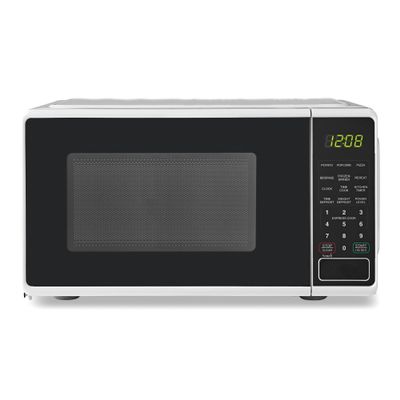 0.7 cu. ft. Countertop Microwave Oven, 700 Watts, White (Color : White)