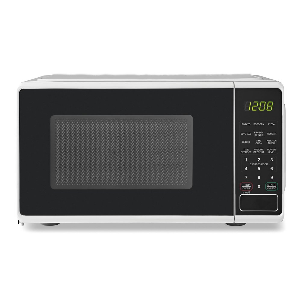 0.7 cu. ft. Countertop Microwave Oven, 700 Watts, White (Color : White)