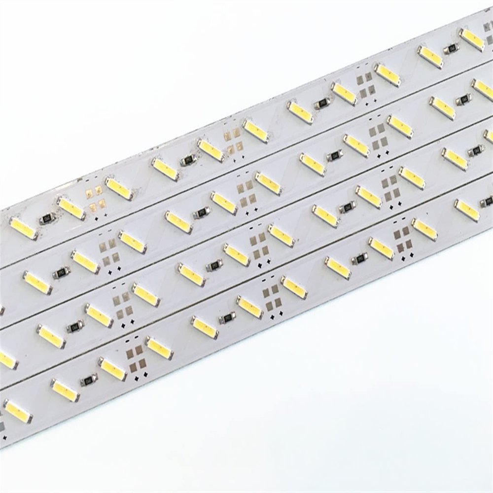 ANUTE 50PCS LED Rigid Bar Lights Non Waterproof 7020 SMD 12v DC White/Cool White