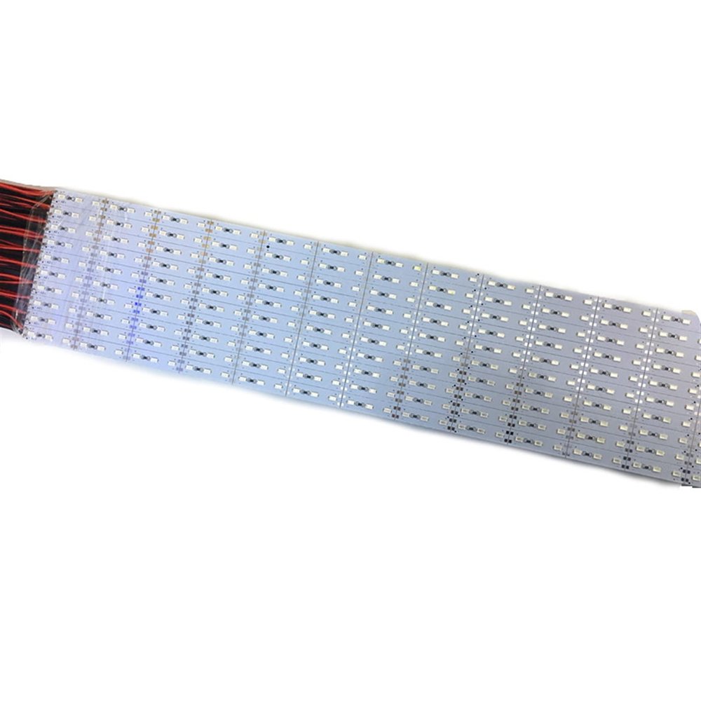 ANUTE 6pcs LED Hard Rigid Lights SMD 5730 50cm Strip Light White/Warm White/RED/Green/Blue (Color : Green, Size : 12V)