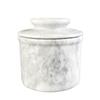 Daszui Marble Butter Can,Counter Top Natural White Marble Butter Storage Tank With Waterline,French Butter Jars,For The Storage of Kitchenware. view 1