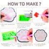 BPILOT 10 Pieces Paw Diamond Painting Coaster kit, DIY Diamond dot Art Wood Coaster, Paw Diamond Painting Coaster with Stand, Suitable for Adult Beginner and Kids Art Craft Supplies Gifts view 3