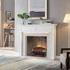 LegendFlame 25" W Free Standing Electric Fireplace Log Set (EF484), Fireplace Insert, Heater 750W/1500W, Crackling Sound, Remote Control view 2