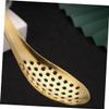 Anneome 2pcs Stainless Steel Colander Spoons Leaking Food Spoon Cookware Restaurant Slot view 3