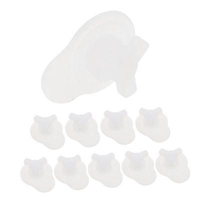 10pcs Silicone Air Vent Hole Plug for Preservation Box Multifunctional Vent Valve for Food Storage Easy Installation Silicone Material