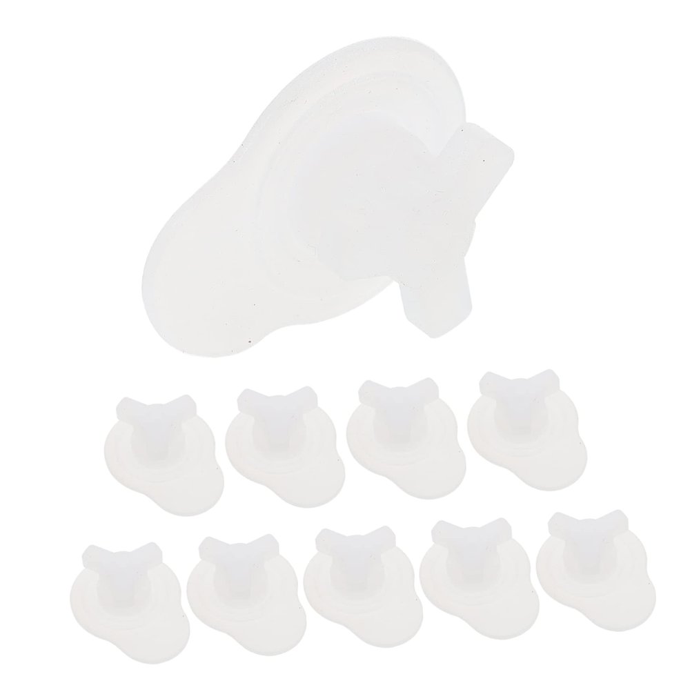 10pcs Silicone Air Vent Hole Plug for Preservation Box Multifunctional Vent Valve for Food Storage Easy Installation Silicone Material