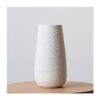 HASMI Dry Flower Arrangement Simple and Modern White Ceramic Vase with Bump Texture Nordic Style Dining Table Bedroom Vase with Dried Flowers and Floral Decoration Flower Vase view 1
