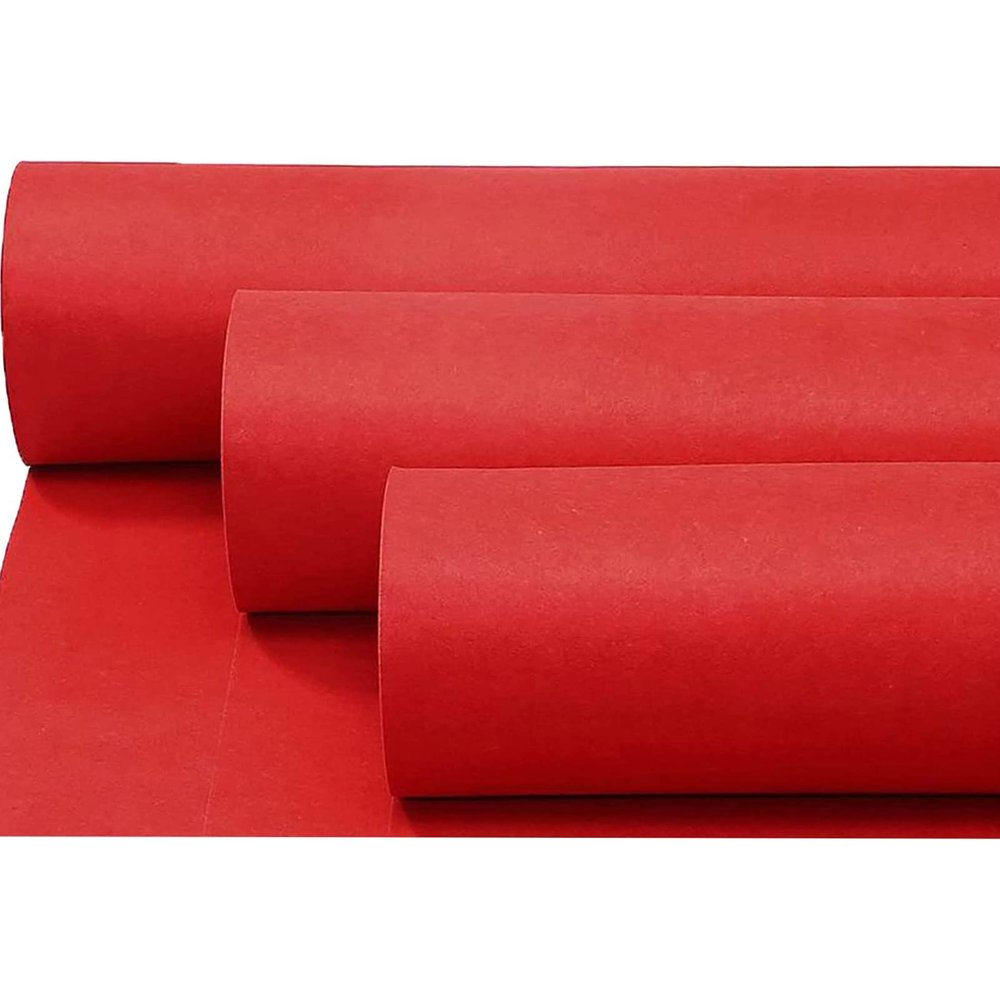 10m 20m Carpet Runner for Weddings, Red 2mm Thick Aisle Carpet Anti-Slip Event Runway Rug Roll for Wedding Church Party Decoration Outdoor Beach (Size : 1.5x50m)