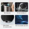HASMI Garbage Can Smart Induction Trash Can Household Waterproof Trash Can with Lid for Kitchen and Bathroom Stainless Steel Living Room Automatic Touchless Trash Can Trash Bin (Size : 8L) view 3