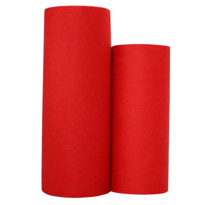 Red Wedding Aisle Runner Carpet, 2mm Thickness Anti-Slip Wear-Resistant Carpet Runner 10m 20m Event Runway Rug for Weddings Prom Party Church Walkway Decoration (Size : 1.2x15m)