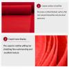Red Carpet Runner for Weddings, 2mm Thickness Aisle Runner Carpet 10m 20m Anti-Slip Event Runner Rugs, Outdoor Wedding Aisle Runner for Church Ceremony Party (Size : 1x10m) view 3
