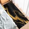Kewadony 2 Piece Kitchen Rugs Set, Black Gold Marble Kitchen Rugs and Mats Non Skid Washable, Ink Modern Abstract Art Absorbent Floor Mat for Sink/Hallway/Laundry, 23.6"x35.4"+23.6"x70.9" view 4