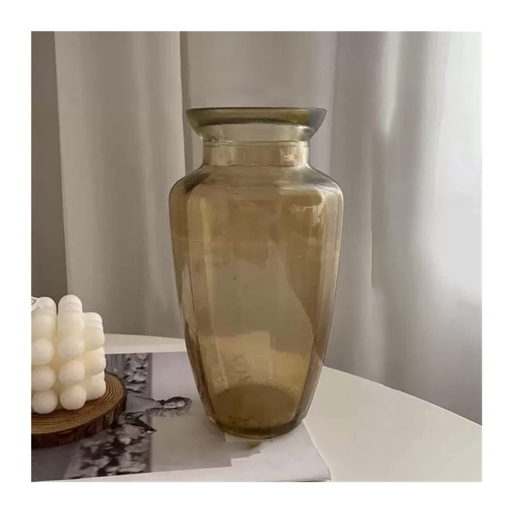 Decoration Vase Glass Vases Water Cultured Green Plants Flower Vases Dry Flowers Flower Wiping Decorations Home Furnishing Bedroom Porch Living Room Decoration Multi-Purpose Decorative