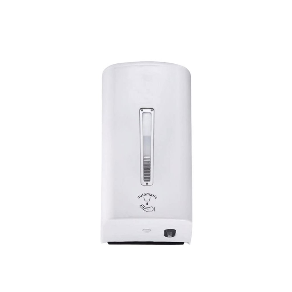 SUREK Wall Mounted Soap Dispenser Automatic Sensing Liquid Dispenser White Plastic Refillable Bath Container 1000ml/35.2oz