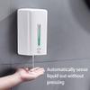 SUREK Wall Mounted Soap Dispenser Automatic Sensing Liquid Dispenser White Plastic Refillable Bath Container 1000ml/35.2oz view 4