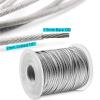 EactEl Coated Soft Steel Wire Rope Steel PVC Coated Stainless Steel Clothesline 30m Transparent Hook Diameter 2mm Kit Wire Rope view 2