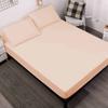 100% Egyptian Cotton 800 Thread Coun 3 Piece Fitted Sheet Set Twin Size 15" Deep Pocket Sheet Premium Hotel Quality Fitted Sheet Luxury Long Staple Super Softest - Blush Solid view 1