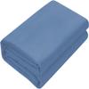 1Pcs Flat Sheet Oversized King Plus (120 x 120) 800 Thread Count 100% Egyptian Cotton Luxury Quality Bedding Flat Sheet Medium Blue Solid view 4