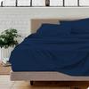 100% Egyptian Cotton 800 Thread Coun 3 Piece Fitted Sheet Set Queen Size 15" Deep Pocket Sheet Premium Hotel Quality Fitted Sheet Luxury Long Staple Super Softest - Navy Blue Solid view 3