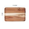 Muka Custom Steak Board Household Wooden Plate Acacia Wood, 11 13/16 x 7 7/8 x 5/8 Inch, Laser Engraved-11 13/16 x 7 7/8inch view 2