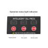 110V Oil Press Machine with Double Oil Outlets Electric Automatic Oil Press Extractor Stainless Steel Commercial Oil Presser with Intelligent Control for Home Kitchen Commercial Use 600W, Silver view 4